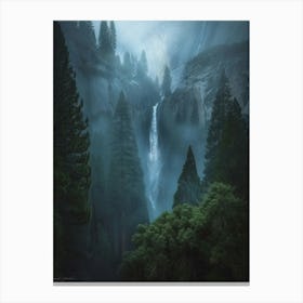 Waterfall Forest (16) Canvas Print