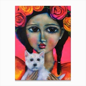 Little Frida Canvas Print