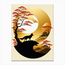 Japan Golden Fox 18 Canvas Print
