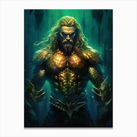 Aquaman Painting Canvas Print