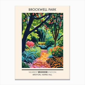Brockwell Park London Parks Garden 2 Canvas Print