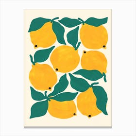 Lemons 4 Canvas Print