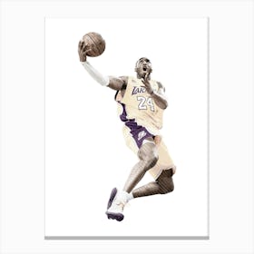 Kobe Line Illustration Canvas Print