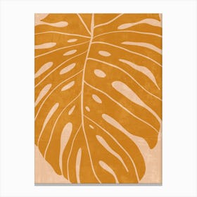 Monstera Leaf 1 Canvas Print