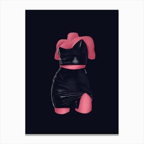 Black & Pink Canvas Print