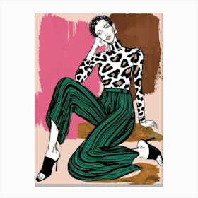 Fashion Illustration 3 Canvas Print