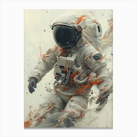 Spaceman In Space Canvas Print