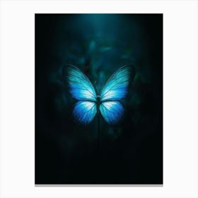 Blue Butterfly 5 Canvas Print