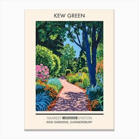 Kew Green London Parks Garden 3 Canvas Print