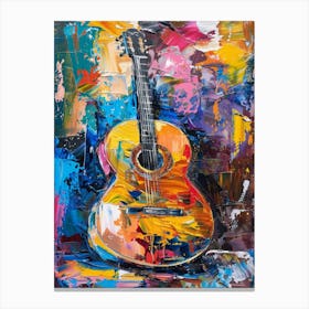 Guitar Painting 2 Canvas Print