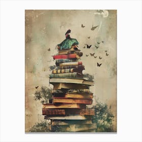 Stack Of Books Canvas Print