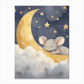 Sleeping Baby Mouse 1 Canvas Print