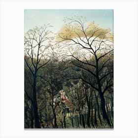 Rendezvous In The Forest, Henri Rousseau Canvas Print