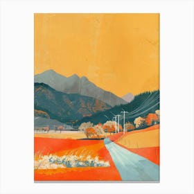 Autumn Road Canvas Print