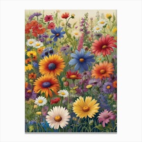 Daisy Garden Canvas Print