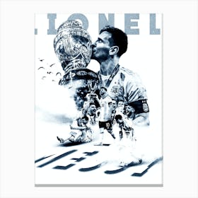 Lionel Messi 6 Canvas Print