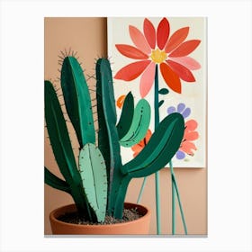 Cactus 9 Canvas Print