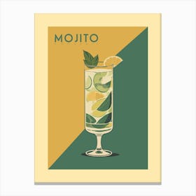 Mojito Cocktail Cocktail Canvas Print