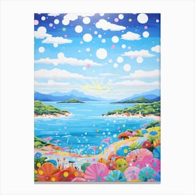 An Oil Painting Of Whitsunday Islands Australia 1 Canvas Print