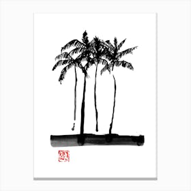 Palmtrees Canvas Print