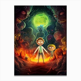 Rick and Morty Movie 7 Canvas Print