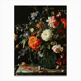 Baroque Flowers 3 Canvas Print
