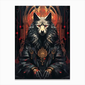 Wolf King Canvas Print