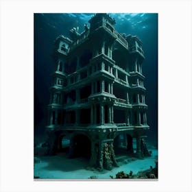 Underwater Palace-Reimagined 1 Canvas Print