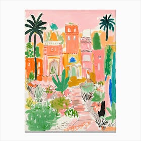 Riyadh, Dreamy Storybook Illustration 2 Canvas Print