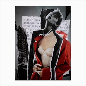 The Red Coat Canvas Print