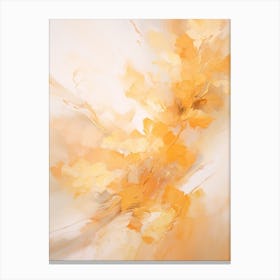 Autumn Gold Abstract Painting 5 Canvas Print