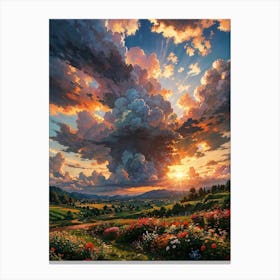 Virtual World Artwork 5 Canvas Print