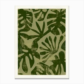 Jungle Leafs No 2 Canvas Print