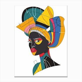 African Woman 123 Canvas Print