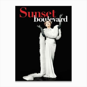 Sunset Boulevard (1950) Canvas Print