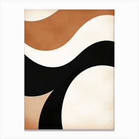 Whispering Ivory Geometries Canvas Print