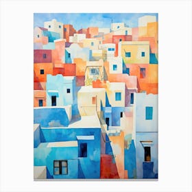 Aegean City Canvas Print