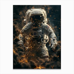 Fantasy Whimsical Astronaut Canvas Print