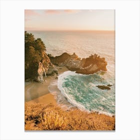 Malibu Beach Sunset Canvas Print