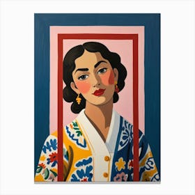 Asian Woman 6 Canvas Print