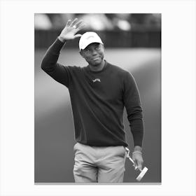 Tiger Woods Of United States Canvas Print