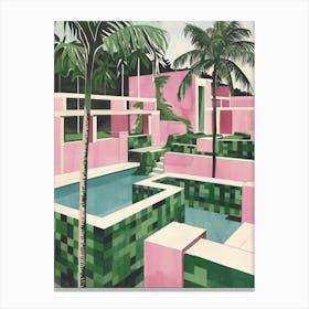 Pink House 5 Canvas Print