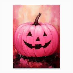 Pink Pumpkin 9 Canvas Print