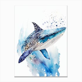 Port Jackson Shark 3 Watercolour Canvas Print
