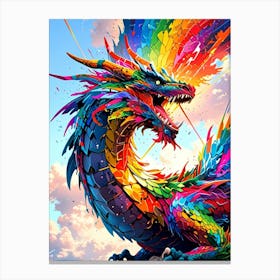 Rainbow Dragon Canvas Print