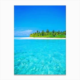 Relax Ocean Plant Idylli Holiday Coastline Beautiful Calm Shore Blue Paradise Sunlight N (30) Canvas Print