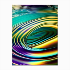 Water Ripples Waterscape Pop Art Photography 1 Canvas Print