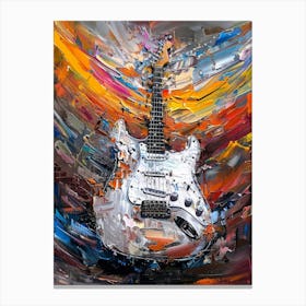 Guitar Painting 3 Canvas Print