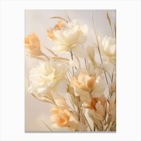 Boho Dried Flowers Freesia 2 Canvas Print