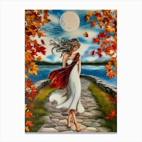 Autumn Walk Canvas Print